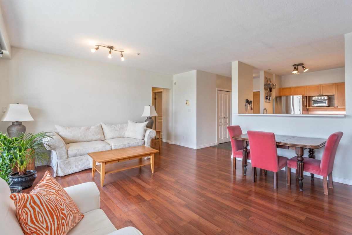 Living Room Photo of 306 1820 E Kent Avenue South, Vancouver, BC