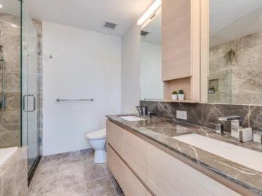 Powder Room Photo of 402 308 Morrissey Road, Port Moody, BC