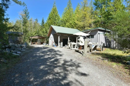 Aerial View of 10741 Wood Bay Heights Road, Halfmoon Bay, BC