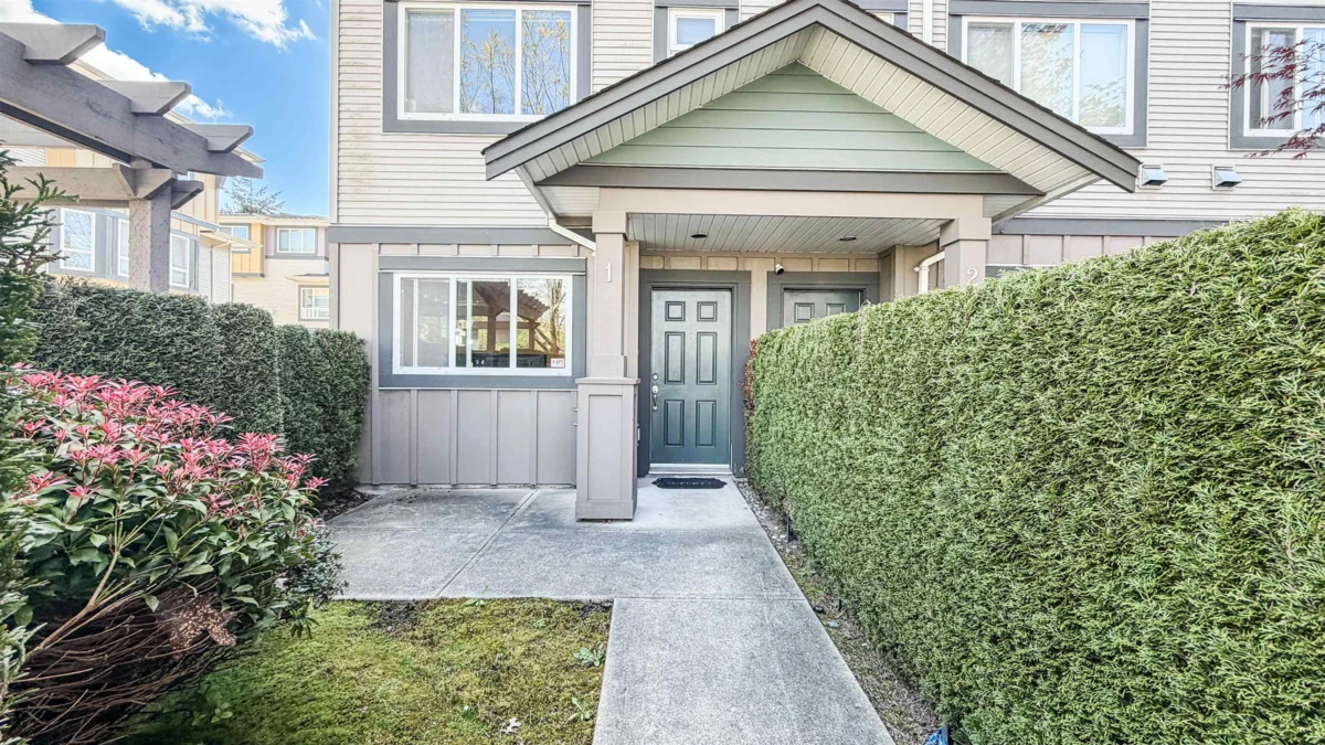 Exterior Rear Photo of 1 9420 Ferndale Road, Richmond, BC