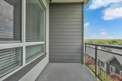 Outdoor Patio Photo of 408 13628 81a Avenue, Surrey, BC