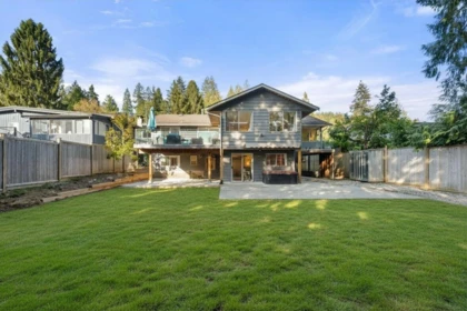 Aerial View of 2289 Whitman Avenue, North Vancouver, BC