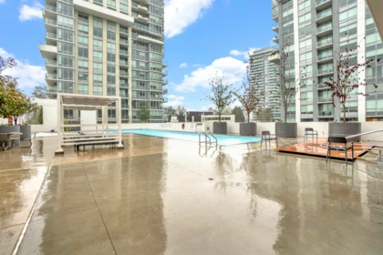 Aerial View of 1302 1675 Lions Gate Lane, North Vancouver, BC
