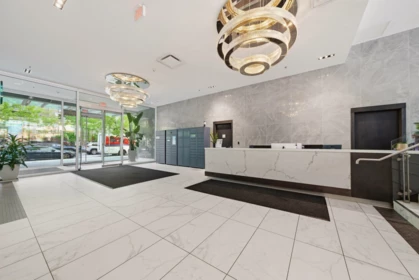 Aerial View of 3605 1283 Howe Street, Vancouver, BC