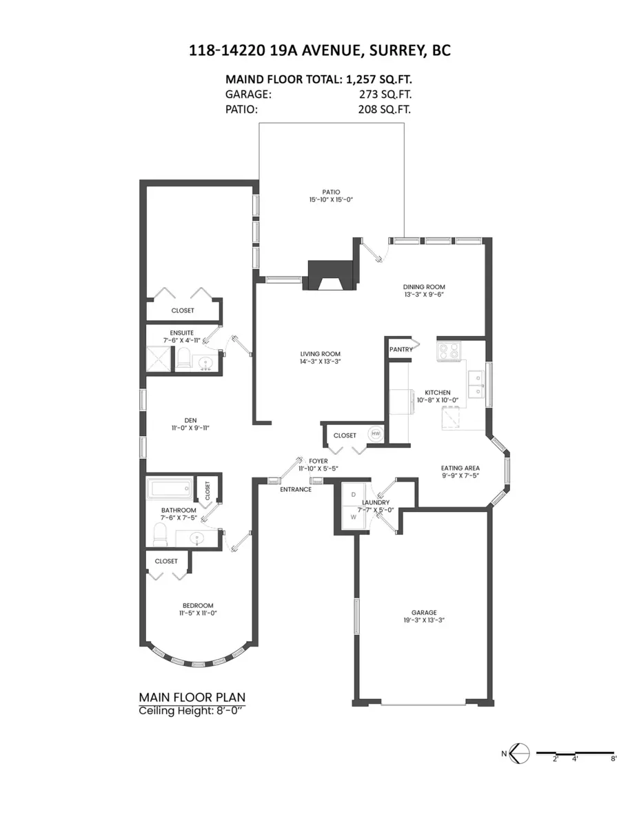 Living Room Photo of 118 14220 19a Avenue, Surrey, BC