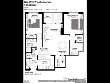 Garage Interior Photo of 206 2096 W 46th Avenue, Vancouver, BC