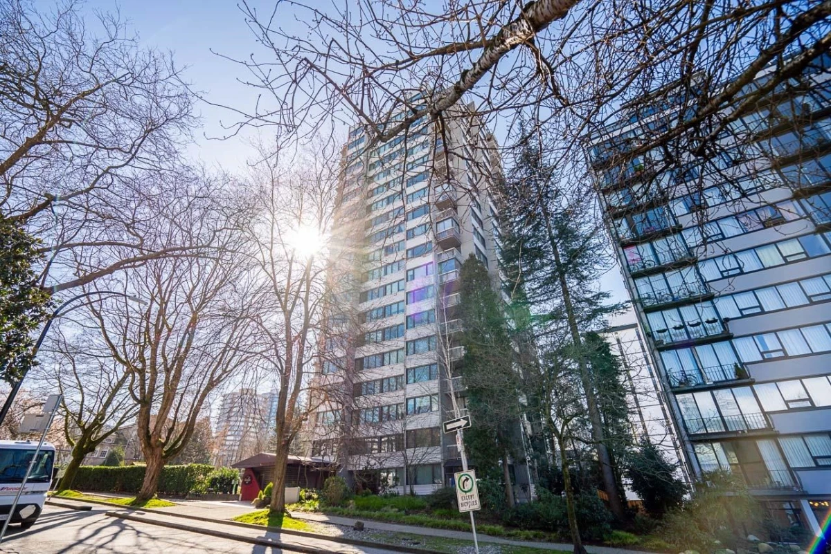Exterior Rear Photo of 204 1740 Comox Street, Vancouver, BC