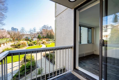 Outdoor Deck Photo of 204 1740 Comox Street, Vancouver, BC