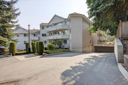 Aerial View of 310 450 Bromley Street, Coquitlam, BC