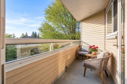 Outdoor Deck Photo of 310 450 Bromley Street, Coquitlam, BC