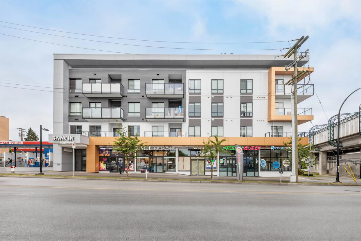 Exterior Rear Photo of 208 6968 Royal Oak Avenue, Burnaby, BC
