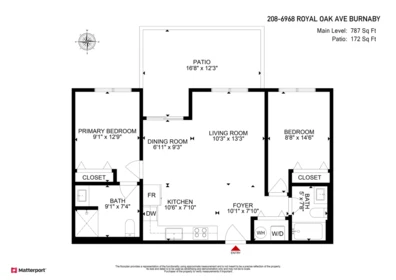 Backyard Photo of 208 6968 Royal Oak Avenue, Burnaby, BC