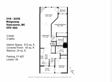 Powder Room Photo of 318 2238 Kingsway, Vancouver, BC