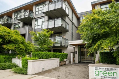 Outdoor Patio Photo of 214 707 E 3rd Street, North Vancouver, BC