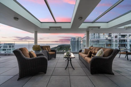 Outdoor Deck Photo of PH2 1473 Johnston Road, White Rock, BC