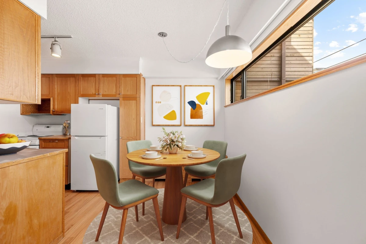 Dining Area Photo of 309 1855 Nelson Street, Vancouver, BC