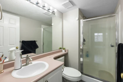 Guest Bathroom Photo of 305 31831 Peardonville Road, Abbotsford, BC