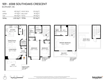 Swimming Pool Photo of 109 6588 Southoaks Crescent, Burnaby, BC