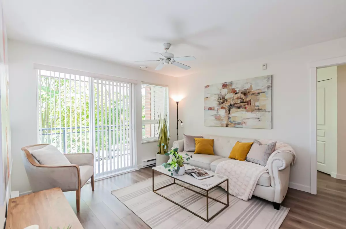 Living Room Photo of 205 9500 Odlin Road, Richmond, BC