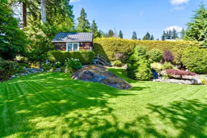 Aerial View of 445 N Oxley Street, West Vancouver, BC