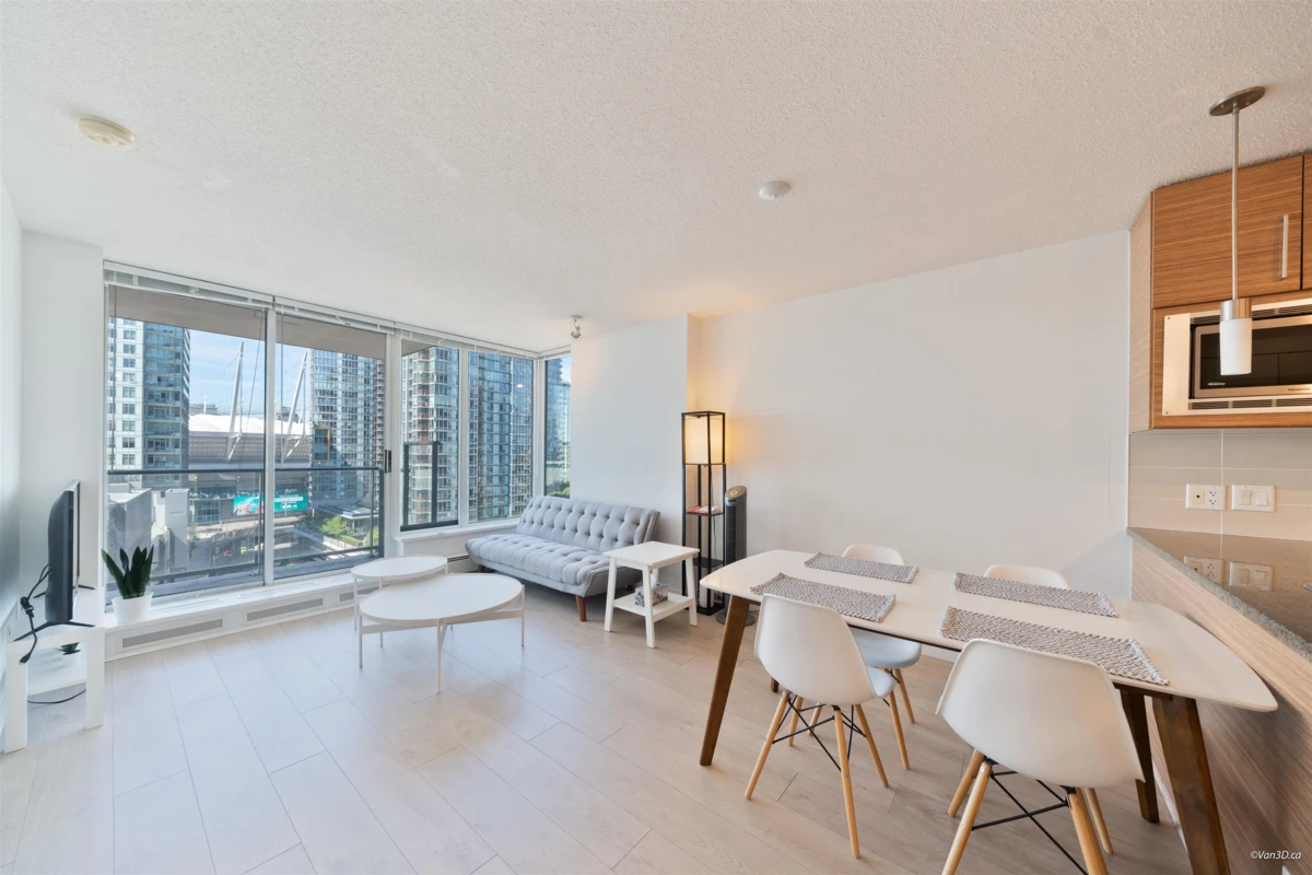 Living Room Photo of 1707 689 Abbott Street, Vancouver, BC