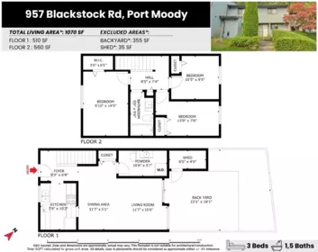 957 Blackstock Road, Port Moody, BC, Port Moody — Townhouse for sale