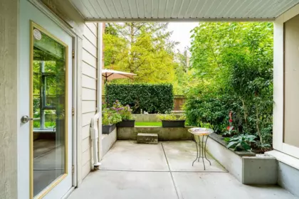 Outdoor Patio Photo of 103 3625 Windcrest Drive, North Vancouver, BC