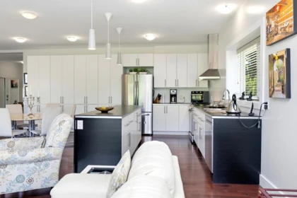 Living Room Photo of 1 5778 Marine Way, Sechelt, BC