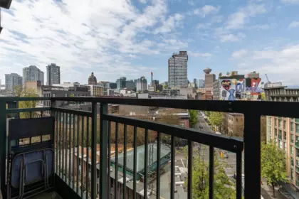 Aerial View of 607 22 E Cordova Street, Vancouver, BC