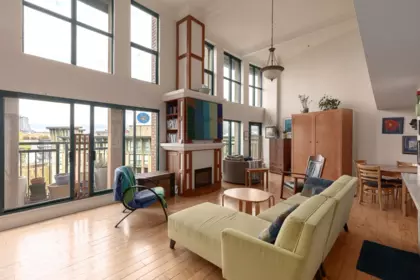 Living Room Photo of 607 22 E Cordova Street, Vancouver, BC