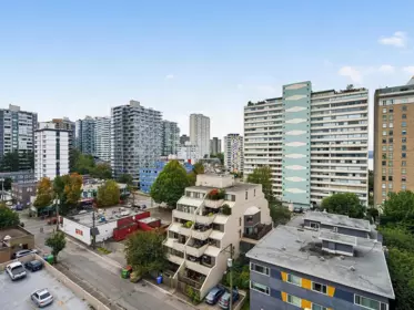 Exterior Rear Photo of 901 1850 Comox Street, Vancouver, BC