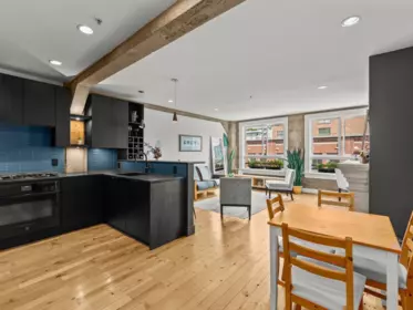 Living Room Photo of 407 1216 Homer Street, Vancouver, BC