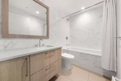 Primary Bathroom Photo of 115 747 E 3rd Street, North Vancouver, BC