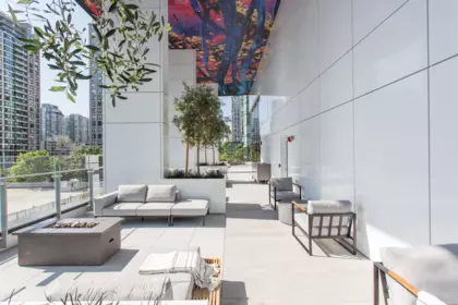 Outdoor Deck Photo of 2004 885 Cambie Street, Vancouver, BC