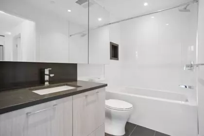 Kitchen Photo of 602 3581 E Kent Avenue North, Vancouver, BC