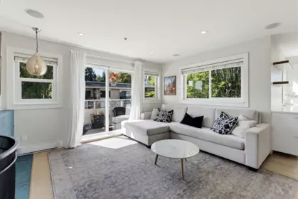 Living Room Photo of 407 1206 W 14th Avenue, Vancouver, BC