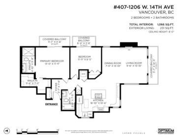 Outdoor Patio Photo of 407 1206 W 14th Avenue, Vancouver, BC