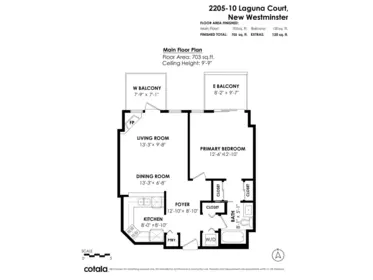 Backyard Photo of 2205 10 Laguna Court, New Westminster, BC