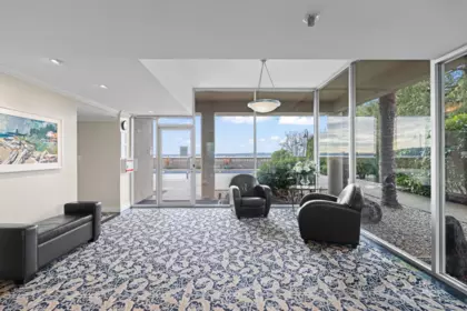 Aerial View of 203 150 24th Street, West Vancouver, BC