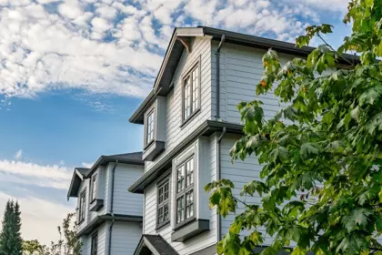Exterior Rear Photo of 1 7609 Coldicutt Street, Burnaby, BC