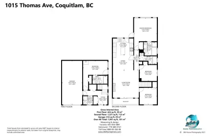 B 1015 Thomas Avenue, Coquitlam, BC, Coquitlam — Half Duplex for sale