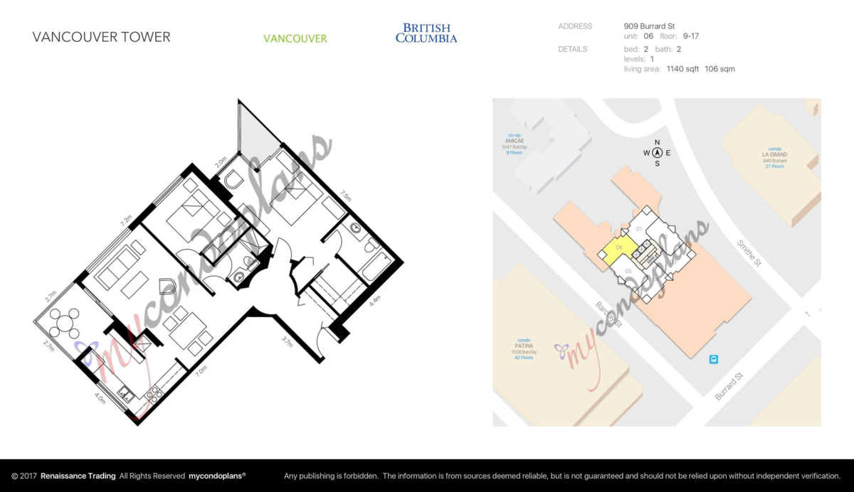 Playground / Recreational Area Near 1206 909 Burrard Street, Vancouver, BC
