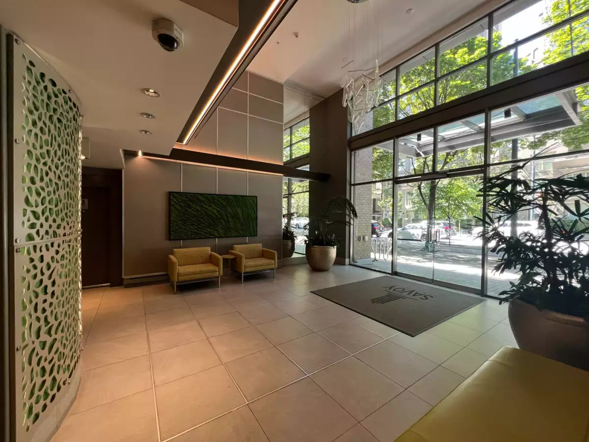 Living Room Photo of 1203 928 Richards Street, Vancouver, BC