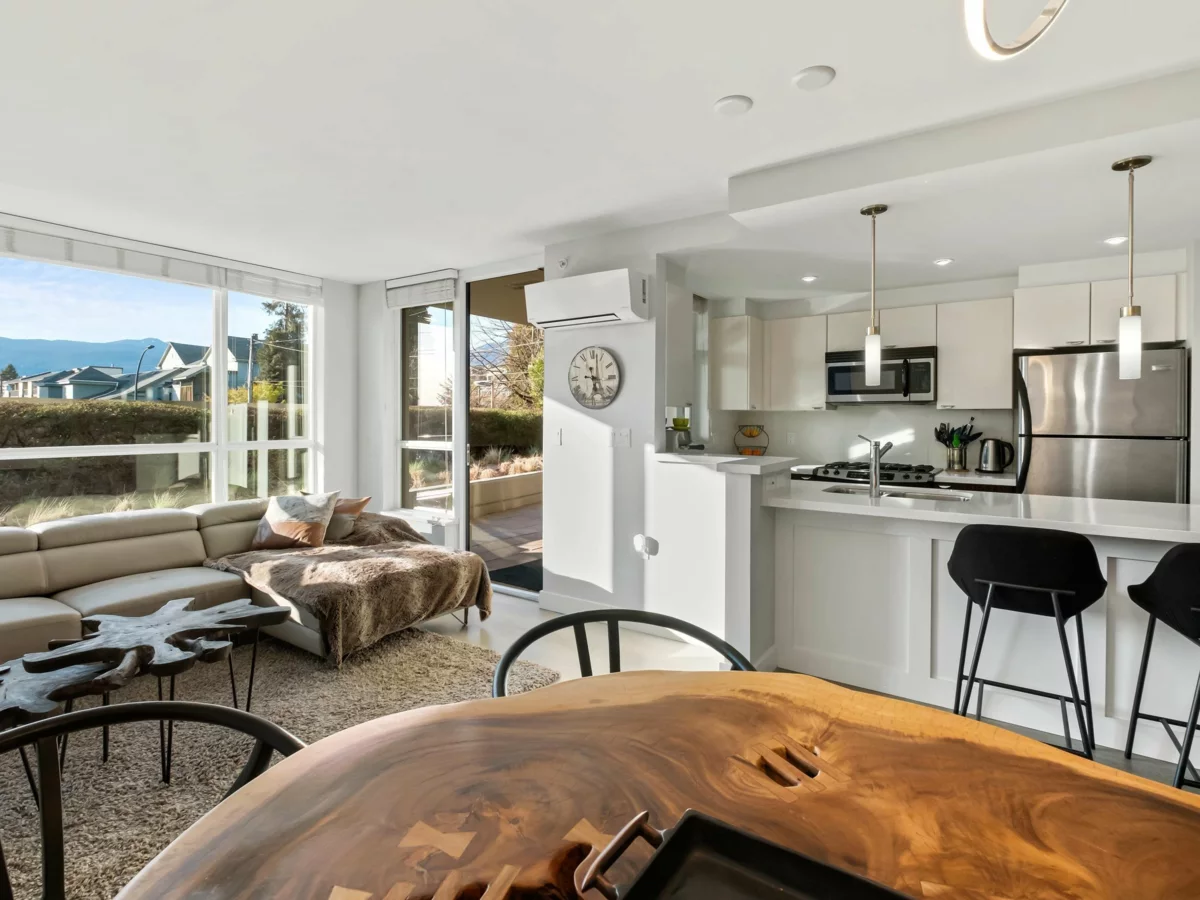 Kitchen Island Photo of 308 160 W 3rd Street, North Vancouver, BC