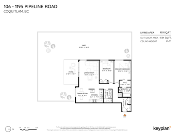 106 1195 Pipeline Road, Coquitlam, BC, Coquitlam — Apartment/Condo for sale