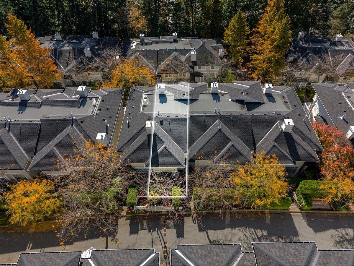 Aerial View of 5 3588 Whitney Place, Vancouver, BC