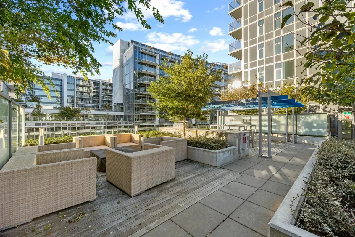 Backyard Photo of 382 8608 Hazelbridge Way, Richmond, BC