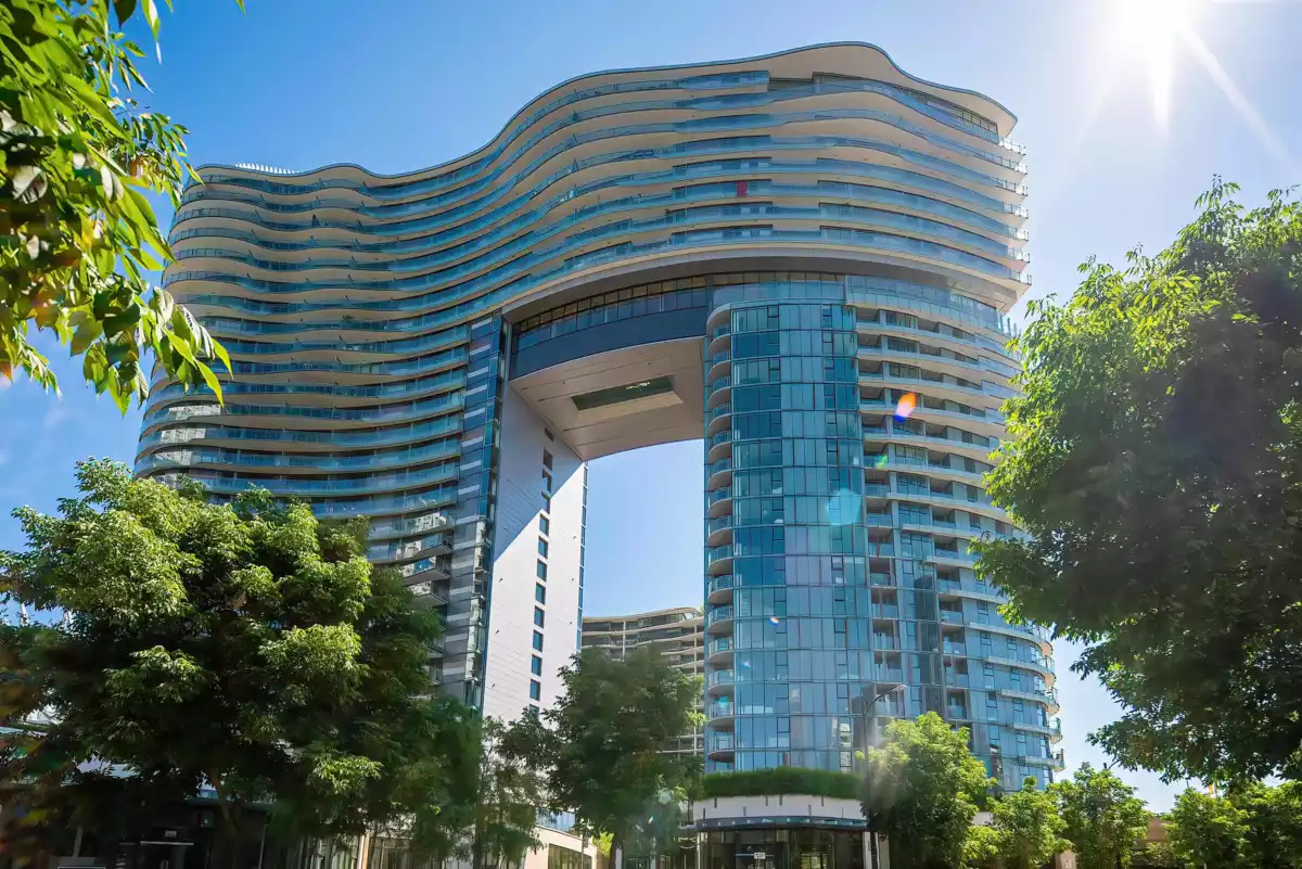 Exterior Front Photo of 785 87 Nelson Street, Vancouver, BC