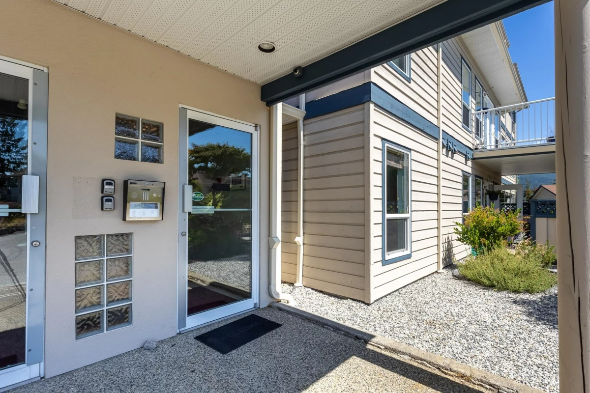 Aerial View of 106 5768 Marine Way, Sechelt, BC