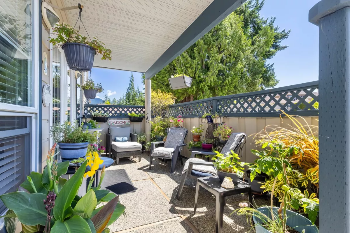 Living Room Photo of 106 5768 Marine Way, Sechelt, BC